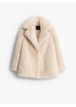 Mohito - Sztuczne kremowe futro oversize - kremowy ze sklepu Mohito w kategorii Futra damskie - zdjęcie 187947502