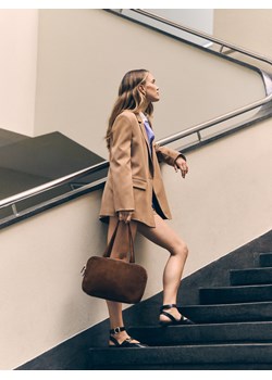 Reserved - Baleriny z paskami - mahoniowy ze sklepu Reserved w kategorii Balerinki - zdjęcie 187947641