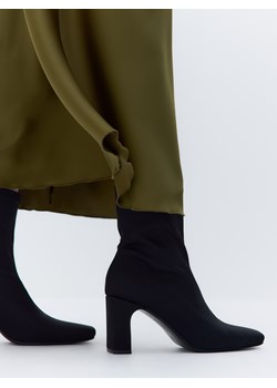Reserved - Botki na obcasie - czarny ze sklepu Reserved w kategorii Botki - zdjęcie 187947642