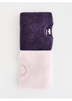 Reserved - Sweter z wełną alpaki - fioletowy ze sklepu Reserved w kategorii Swetry damskie - zdjęcie 187947713