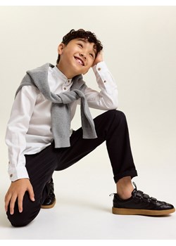 Reserved - Skórzane trampki - czarny ze sklepu Reserved w kategorii Buty sportowe dziecięce - zdjęcie 187947842