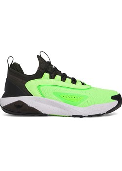 Męskie buty treningowe crossfit Under Armour UA Project Rock 7 - zielone ze sklepu Sportstylestory.com w kategorii Buty sportowe męskie - zdjęcie 187948100