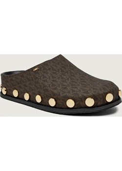 Michael Kors Mule HENSLEY | z dodatkiem skóry ze sklepu Gomez Fashion Store w kategorii Klapki damskie - zdjęcie 187949404