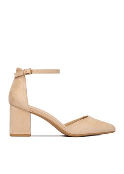 Czółenka JENNY CEO-AMMA WSS20968-01. Beżowy ze sklepu eobuwie.pl w kategorii Czółenka - zdjęcie 187949494