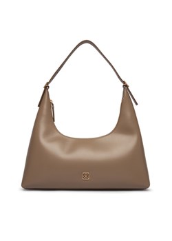 Calvin Klein Torebka Emblem Hw Lthr Shoulder Bag LV04F3262G Beżowy ze sklepu MODIVO w kategorii Torebki damskie - zdjęcie 187949684