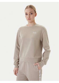 EA7 Emporio Armani Dres 7W001157 AF12501 U6225 Beżowy Regular Fit ze sklepu MODIVO w kategorii Dresy damskie - zdjęcie 187949701