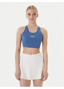 EA7 Emporio Armani Biustonosz sportowy 7W001146 AF12625 UB064 Niebieski ze sklepu MODIVO w kategorii Biustonosze - zdjęcie 187949720