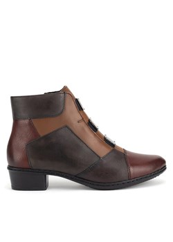 Rieker Trzewiki Y0764-35 Brązowy ze sklepu MODIVO w kategorii Botki - zdjęcie 187949723