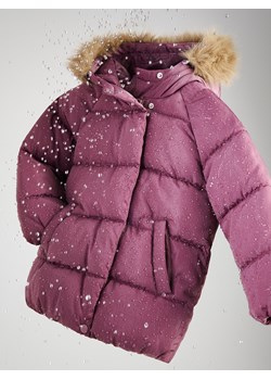 Reserved - Pikowana kurtka z kapturem - fioletowy ze sklepu Reserved w kategorii Kurtki dziewczęce - zdjęcie 187950171