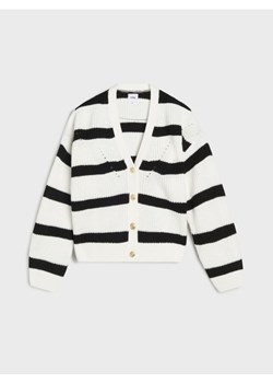 Sinsay - Kardigan z ozdobnymi guzikami - wielobarwny ze sklepu Sinsay w kategorii Swetry damskie - zdjęcie 187950534