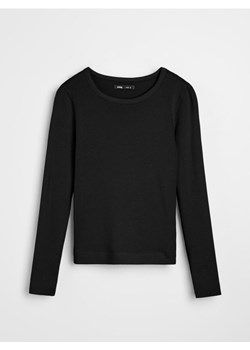 Sinsay - Koszulka z długimi rękawami - czarny ze sklepu Sinsay w kategorii Bluzki damskie - zdjęcie 187950544