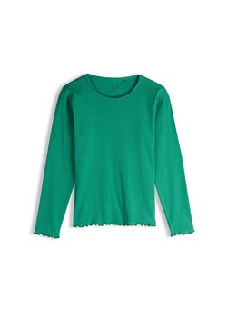 GATE Prążkowana bawełniana koszulka 3Y ze sklepu gateshop w kategorii Bluzki dziewczęce - zdjęcie 187950613