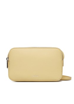 Torebka Calvin Klein Foil Logo Elongated Camera Bag LV04F3276G Żółty ze sklepu eobuwie.pl w kategorii Listonoszki - zdjęcie 187950701