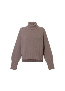 GOLF DAMSKI NICOLE MERINO & CASHMERE CHOCO ze sklepu Jemiol w kategorii Swetry damskie - zdjęcie 187952092