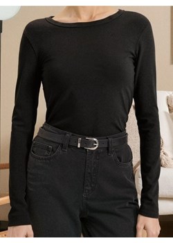 Sinsay - Koszulka z długimi rękawami - czarny ze sklepu Sinsay w kategorii Bluzki damskie - zdjęcie 187952151