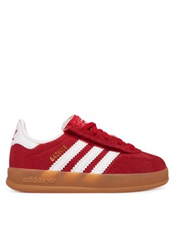 Sneakersy adidas Gazelle Indoor Comfort Closure Elastic Lace IH9132 Czerwony ze sklepu eobuwie.pl w kategorii Buty sportowe dziecięce - zdjęcie 187952460