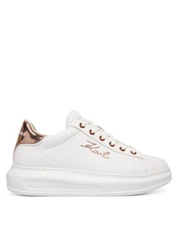Sneakersy KARL LAGERFELD Kapri KL62518 Biały ze sklepu eobuwie.pl w kategorii Buty sportowe damskie - zdjęcie 187952470