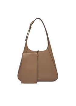 Calvin Klein Torebka Hardware Adj Strap Medium Bag LV04F3402G Beżowy ze sklepu MODIVO w kategorii Torebki damskie - zdjęcie 187953032