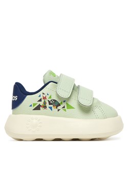 adidas Sneakersy Disney Advantage JQ4376 Zielony ze sklepu MODIVO w kategorii Buty sportowe dziecięce - zdjęcie 187953052