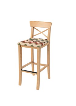 Pokrowiec na krzesło barowe Ingolf z tapicerowanym siedziskiem ze sklepu dekoria.pl w kategorii Pokrowce na kanapy i fotele - zdjęcie 187955051