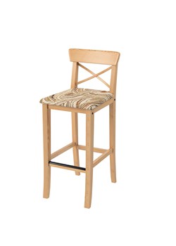 Pokrowiec na krzesło barowe Ingolf z tapicerowanym siedziskiem ze sklepu dekoria.pl w kategorii Pokrowce na kanapy i fotele - zdjęcie 187955061