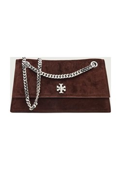 TORY BURCH Torebka na ramię Kira | zamsz ze sklepu Gomez Fashion Store w kategorii Listonoszki - zdjęcie 187955214