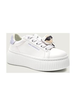 Karl Lagerfeld Skórzane sneakersy KREEPER LO ze sklepu Gomez Fashion Store w kategorii Buty sportowe damskie - zdjęcie 187955221