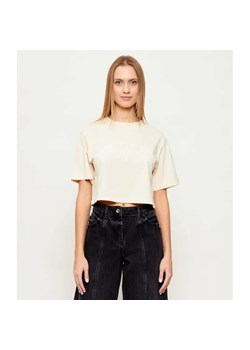 Patrizia Pepe T-shirt | Cropped Fit ze sklepu Gomez Fashion Store w kategorii Bluzki damskie - zdjęcie 187955280