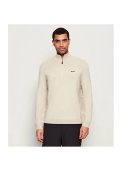 BOSS GREEN Sweter KN_Momentum-X QZ | Regular Fit | z dodatkiem wełny ze sklepu Gomez Fashion Store w kategorii Swetry męskie - zdjęcie 187955412