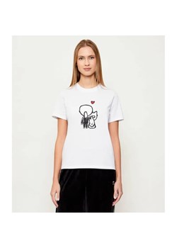 Karl Lagerfeld T-shirt ikon valentine | Regular Fit ze sklepu Gomez Fashion Store w kategorii Bluzki damskie - zdjęcie 187955422