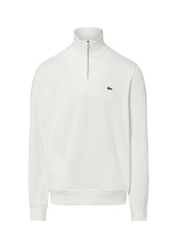 Lacoste Bluza męska Mężczyźni Bawełna biały jednolity ze sklepu vangraaf w kategorii Bluzy męskie - zdjęcie 187957292