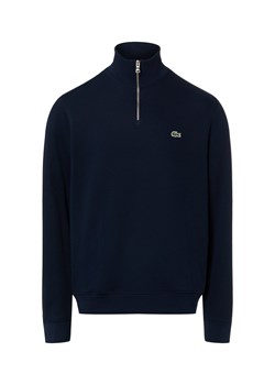 Lacoste Bluza męska Mężczyźni Bawełna granatowy jednolity ze sklepu vangraaf w kategorii Bluzy męskie - zdjęcie 187957293