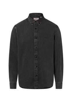 Levi's Męska koszula dżinsowa Mężczyźni Regular Fit Bawełna czarny jednolity ze sklepu vangraaf w kategorii Koszule męskie - zdjęcie 187957301