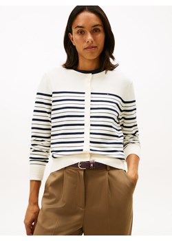 Tommy Hilfiger Kardigan damski Kobiety écru w paski ze sklepu vangraaf w kategorii Swetry damskie - zdjęcie 187957322