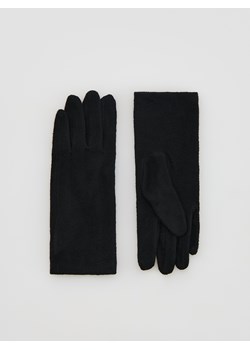 Reserved - Gładkie rękawiczki - czarny ze sklepu Reserved w kategorii Rękawiczki damskie - zdjęcie 187957394