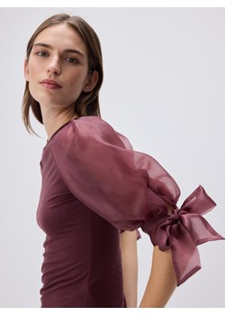 Reserved - Bluzka z modalem - bordowy ze sklepu Reserved w kategorii Bluzki damskie - zdjęcie 187957411