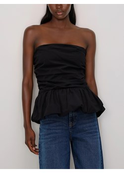 Reserved - Top z baskinką - czarny ze sklepu Reserved w kategorii Bluzki damskie - zdjęcie 187957421