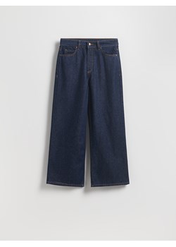 Reserved - Jeansy culotte - granatowy ze sklepu Reserved w kategorii Jeansy damskie - zdjęcie 187957490