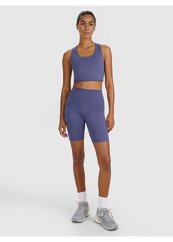 Damskie kolarki treningowe 4F 4FWAW25TFSTF051 - niebieskie ze sklepu Sportstylestory.com w kategorii Szorty - zdjęcie 187958042