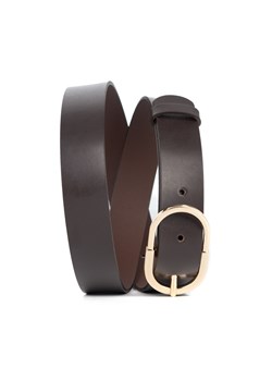 Damski pasek skórzany Olivier 15.30 – licowa skóra naturalna, 30 mm, klasyczna klamra w odcieniu złota ze sklepu butyolivier w kategorii Paski damskie - zdjęcie 187958090