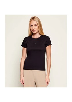 BOSS BLACK T-shirt Eventsa12 | Regular Fit | mercerised ze sklepu Gomez Fashion Store w kategorii Bluzki damskie - zdjęcie 187958230