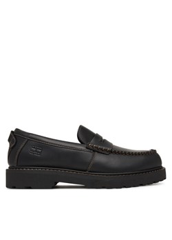 Loafersy Tommy Jeans Archive '01 Loafer EM0EM01710 Czarny ze sklepu eobuwie.pl w kategorii Półbuty męskie - zdjęcie 187958412