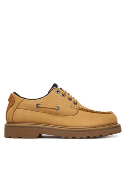 Tommy Jeans Półbuty Archive '01 Boat Shoe EM0EM01703 Żółty ze sklepu MODIVO w kategorii Półbuty męskie - zdjęcie 187958704