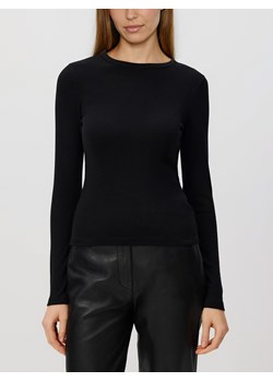 Reserved - Longsleeve z modalem - czarny ze sklepu Reserved w kategorii Bluzki damskie - zdjęcie 187959102