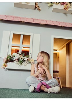 Reserved - Koszula z wiązaniem Pusheen - pastelowy róż ze sklepu Reserved w kategorii Koszule dziewczęce - zdjęcie 187959110