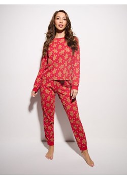 Sinsay - Świąteczna piżama dwuczęściowa z motywem pierniczków - czerwony ze sklepu Sinsay w kategorii Piżamy damskie - zdjęcie 187959422