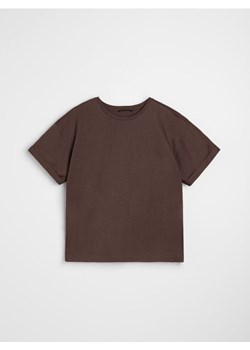 Sinsay - Koszulka z krótkim rękawem - brązowy ze sklepu Sinsay w kategorii Bluzki damskie - zdjęcie 187959440