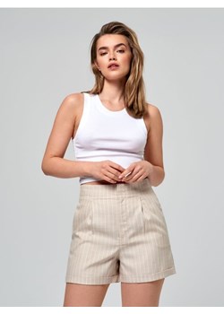 Sinsay - Szorty w paski - kremowy ze sklepu Sinsay w kategorii Szorty - zdjęcie 187959461
