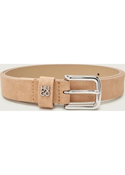 HUGO Pasek Tina_HU-GO-Sd_Sz25 | zamsz ze sklepu Gomez Fashion Store w kategorii Paski damskie - zdjęcie 187960151