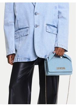 LOVE MOSCHINO Torebka JC4251PP0MKR0700 Niebieski ze sklepu MODIVO w kategorii Kopertówki - zdjęcie 187960374
